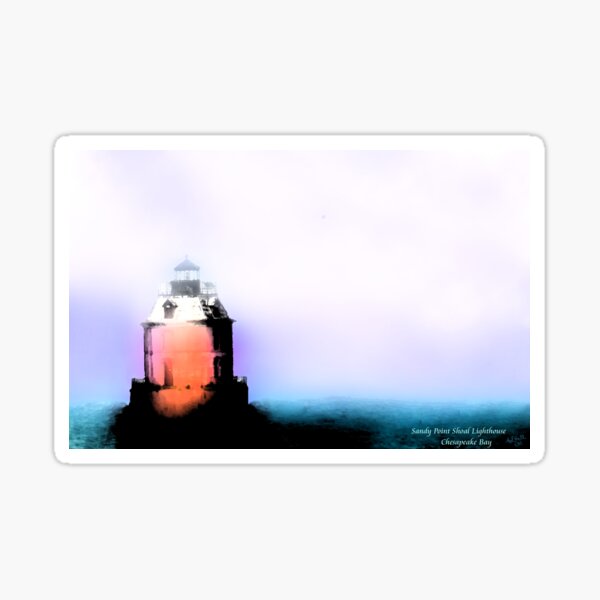 Item preview, Sandy Point Shoal Lighthouse designed and sold by Artondra Hall.