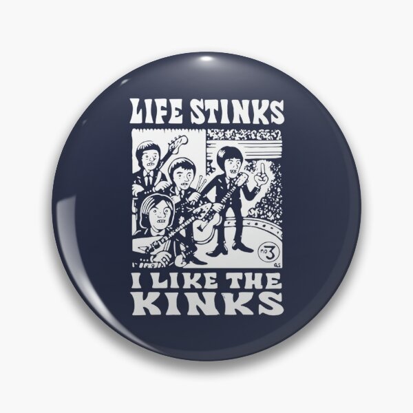 Item preview, Life Stinks I Like The Kinks designed and sold by TimeFliesClocks.