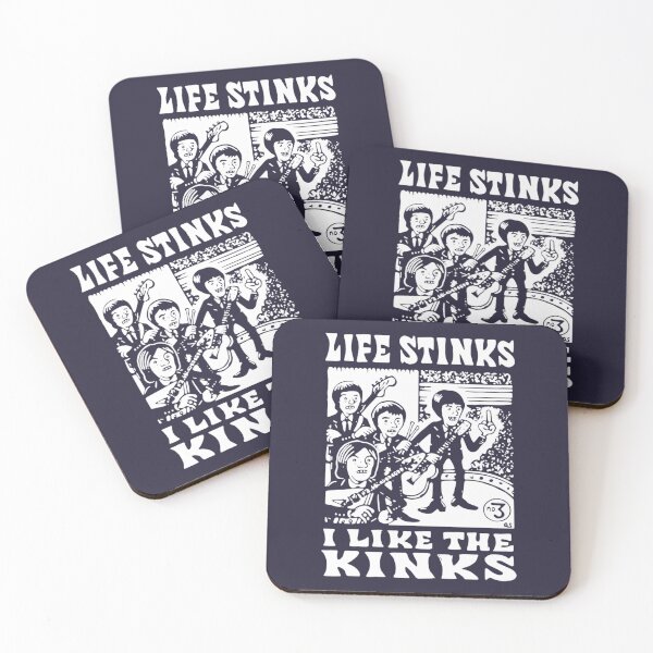 Item preview, Life Stinks I Like The Kinks designed and sold by TimeFliesClocks.