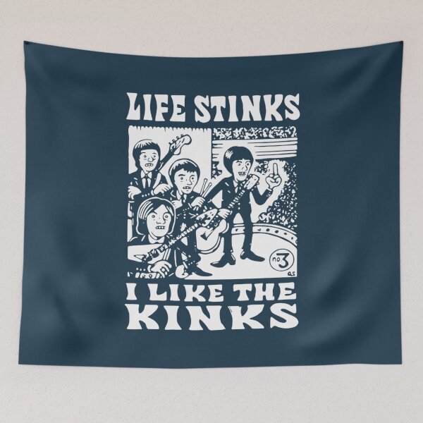 Item preview, Life Stinks I Like The Kinks designed and sold by TimeFliesClocks.