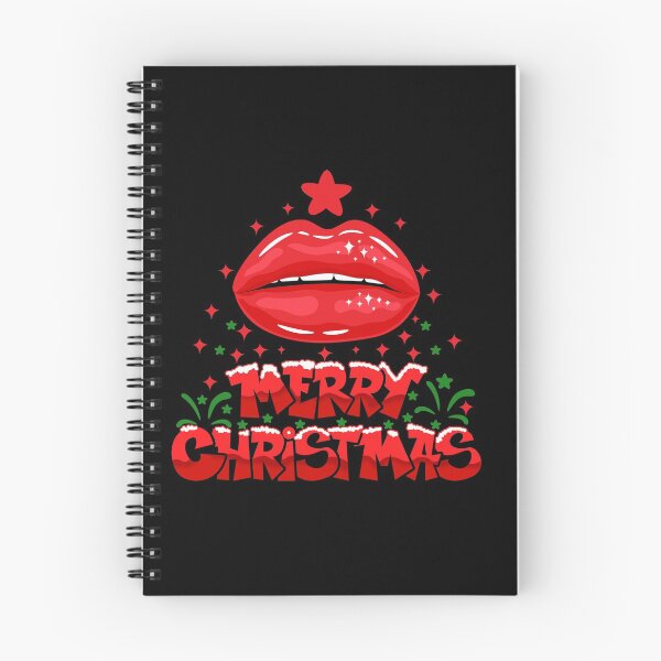 Item preview, Lips Christmas Merry christmas RED Quote Fashion Kiss for girls and women designed and sold by MisPuHoney.