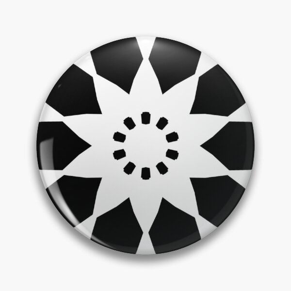 Item preview, Black and White Petals Abstract Geometric Design designed and sold by SillaHoekstra.