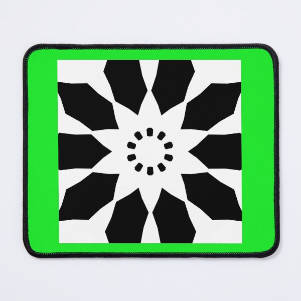 Item preview, Black and White Petals Abstract Geometric Design designed and sold by SillaHoekstra.