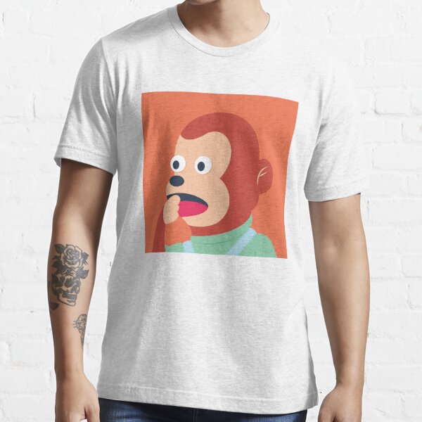 Awkward Monkey Looking Away Puppet Meme - Monkey Meme - Kids T-Shirt