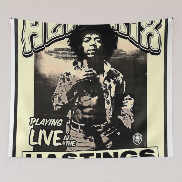 Item preview, JIMO HENDRIK 1967 - HASTING PIER PAVILIONPOSTER designed and sold by wildwheares.