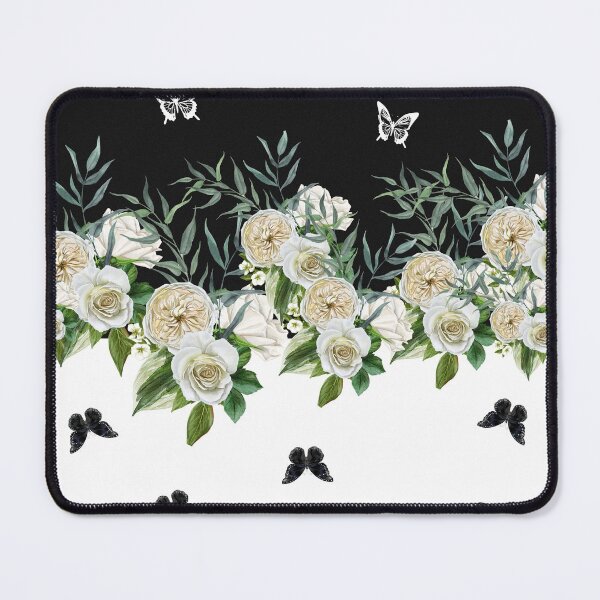 Item preview, Black and white roses designed and sold by Emynent-Store.