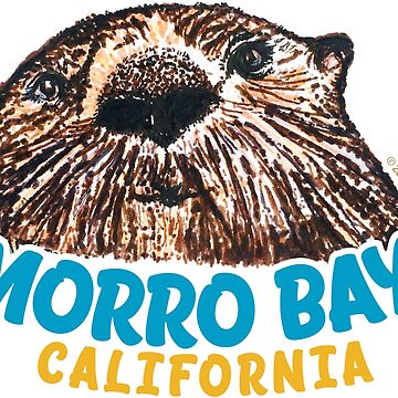 Artwork thumbnail, Sea Otter Morro Bay, California Central Coast by Justine Larsen