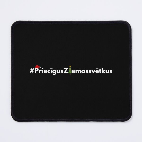 Item preview, Hashtag Priecīgus Ziemassvētkus - Merry Christmas in Latvian - Santa Hat, tree designed and sold by HashtagZone.