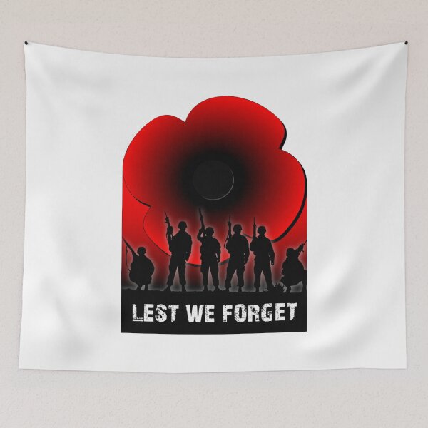 Item preview, Lest we Forget designed and sold by TimeFliesClocks.