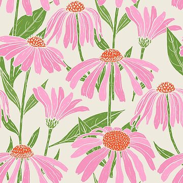 Artwork thumbnail, Pink Floral Print by Dollfacedesign