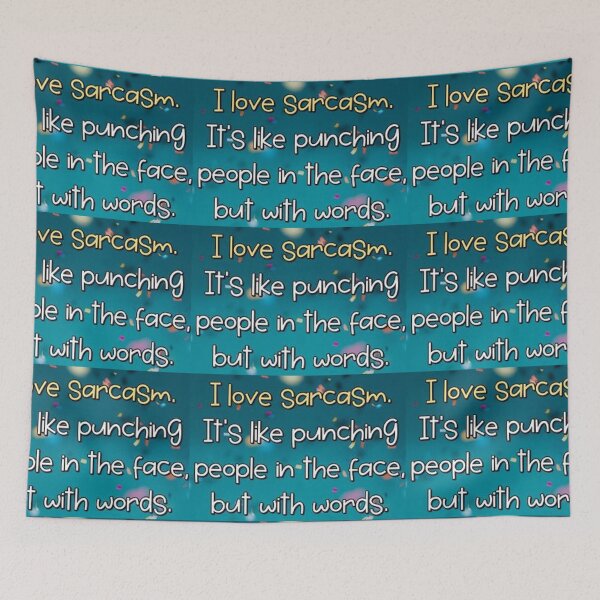 Item preview, I Love Sarcasm It's Like Punching People In The Face With Words.     designed and sold by lduke47.