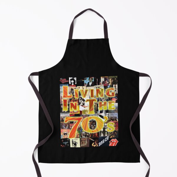 Item preview, Living In The 70s Band Art designed and sold by TimeFliesClocks.