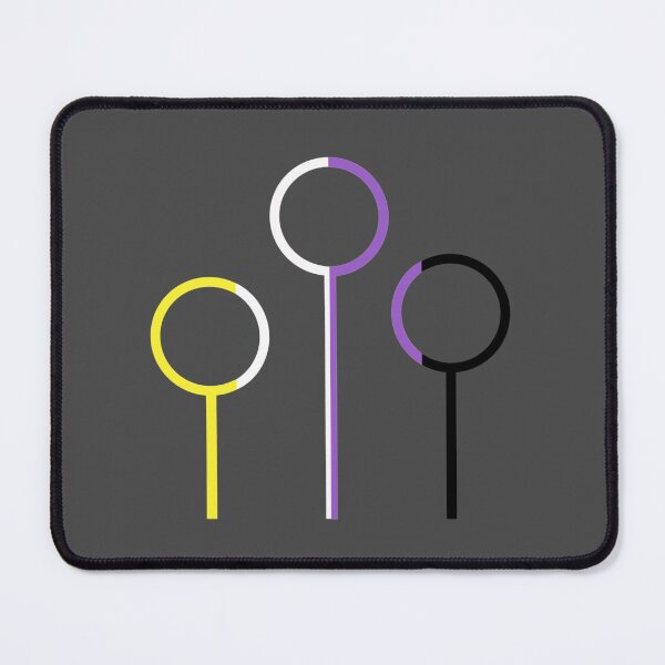 Item preview, Nonbinary Pride Flag Hoops designed and sold by off-broom-art.