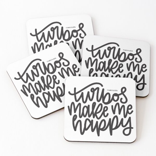 Item preview, Turbos Make Me Happy - Dark Gray designed and sold by TswizzleEG.