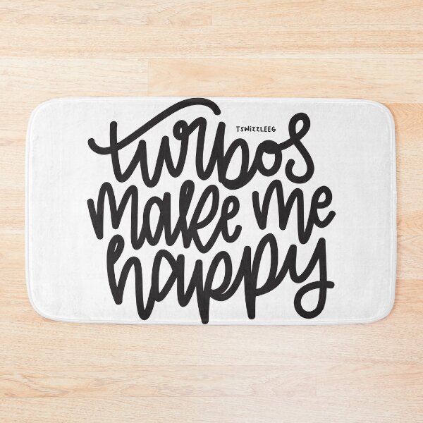 Item preview, Turbos Make Me Happy - Dark Gray designed and sold by TswizzleEG.