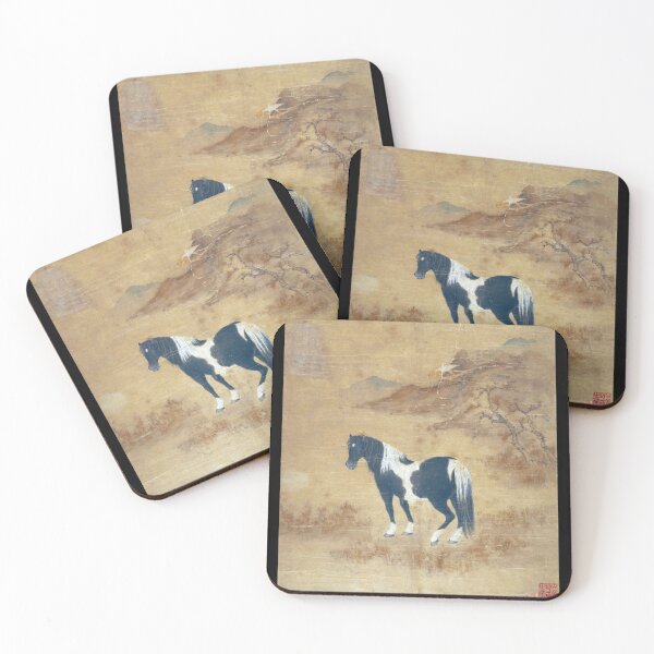 Item preview, Black and White Horse - Chinese Painting designed and sold by xm-h.