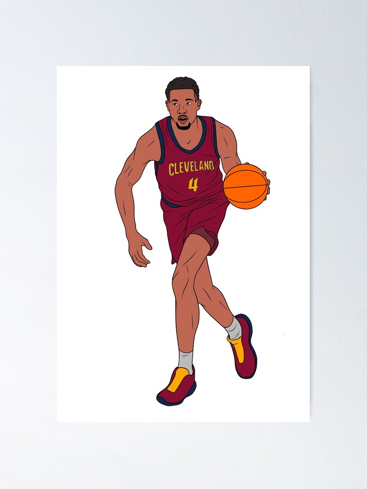 Cedi Osman Basketball Paper Poster Cavaliers 2 - Cedi Osman