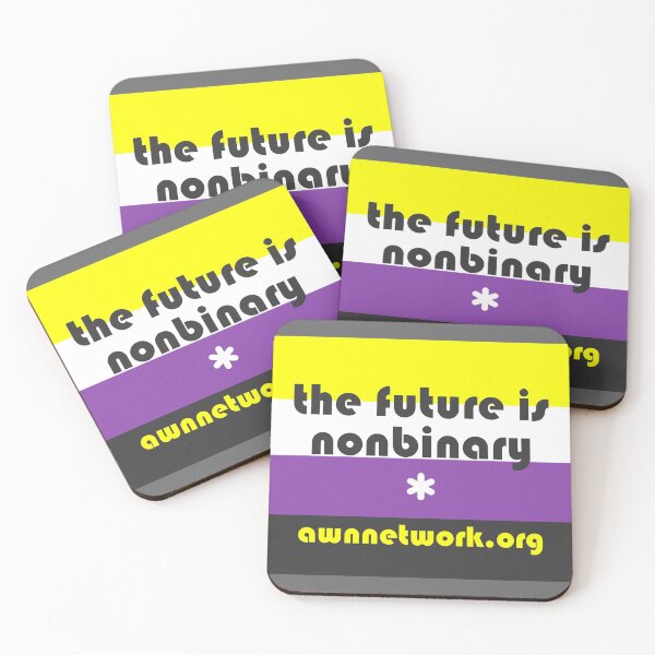 Item preview, The Future is Nonbinary designed and sold by ShopAWN.