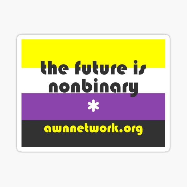 The Future is Nonbinary Sticker