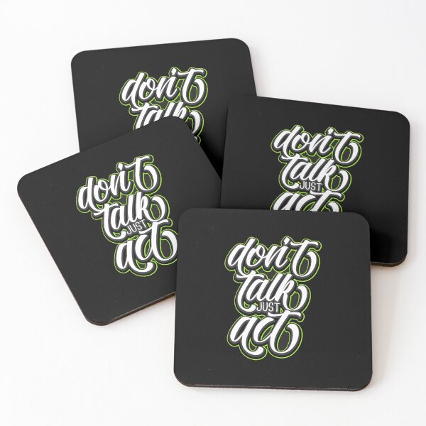 Item preview, Don't  Talk, Just  Act T-shirt  designed and sold by wide26.