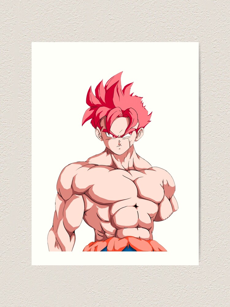 How I Draw using Mouse on Paint - Goku Super Saiyan God - Dragon