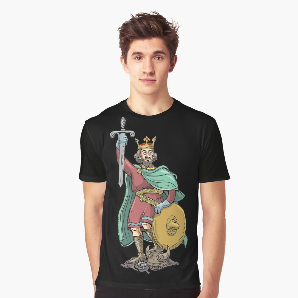 King Alfred Kids T-Shirt by English School - Fine Art America