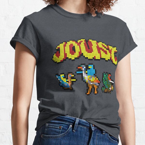 Vintage Video Game T shirt Joust - AliExpress