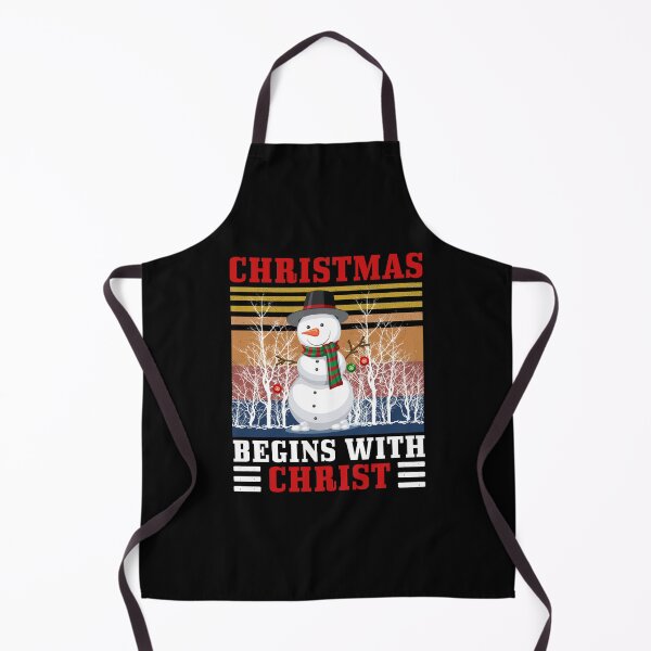 Item preview, Christmas Begins With Christ Snowman Vintage designed and sold by StewartLehner.