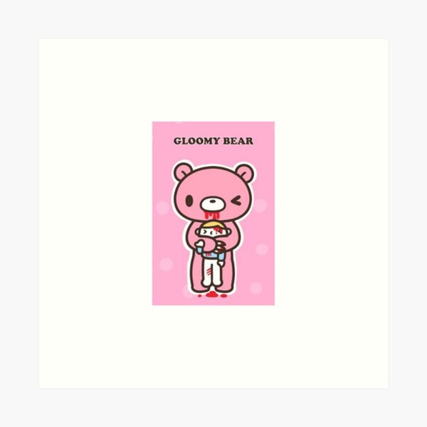 Gloomy Bear Art Prints Redbubble