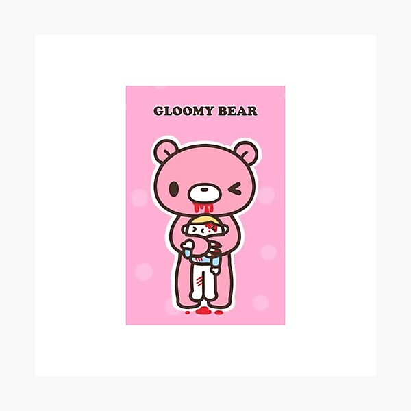 Cool Gloomy Bear Photographic Print By Satorugojo Redbubble