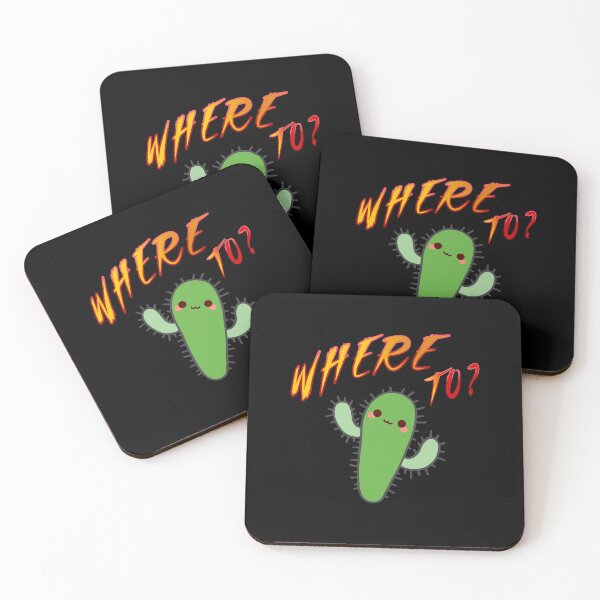 Item preview, WHERE TO? Cute Cactus designed and sold by Printedarts.
