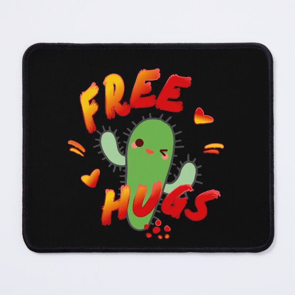 Item preview, FREE HUGS Adorable Cactus designed and sold by Printedarts.