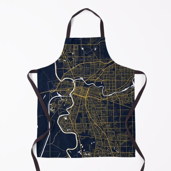 Item preview, Sacramento City Map of California, USA - Gold Art Deco designed and sold by deMAP.
