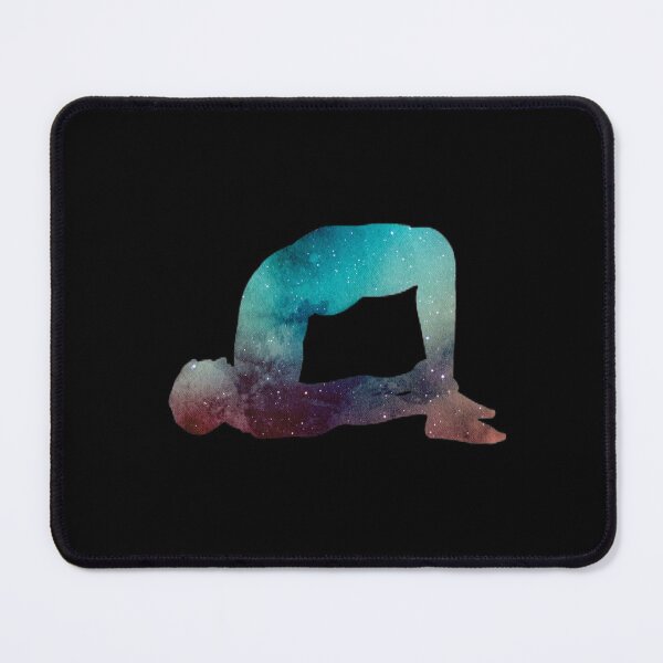 Item preview, Multicolor Yoga Pose Bridge Acrobatic Sport Galaxy Space Workout Aeralist Gymnastics designed and sold by Merchking1.