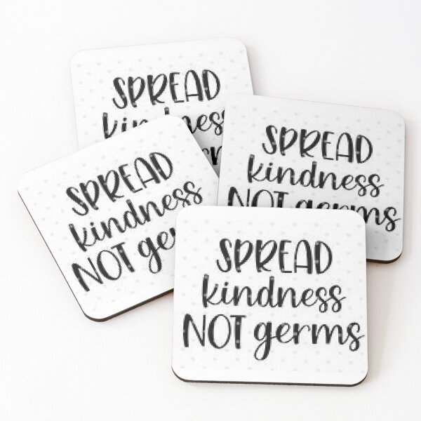 Item preview, Spread Kindness Not Germs on Family Apparel, Accessories, Mask, Home Decor.   designed and sold by lduke47.