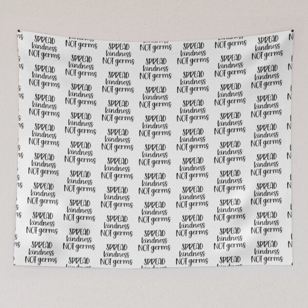 Item preview, Spread Kindness Not Germs on Family Apparel, Accessories, Mask, Home Decor.   designed and sold by lduke47.