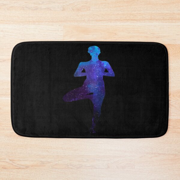 Item preview, Vrikshasana Yoga Pose Galaxy Space Spiritual Zen Meditation designed and sold by Merchking1.
