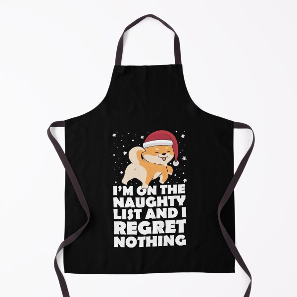 Item preview, I'm On The Naughty List And I Regret Nothing Funny Christmas designed and sold by GravitiTees.