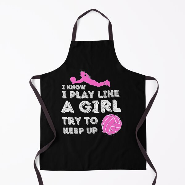 Item preview, I Know I Play Like A Girl Try To Keep Up Volleyball Lover designed and sold by Volleyball1x3hj.