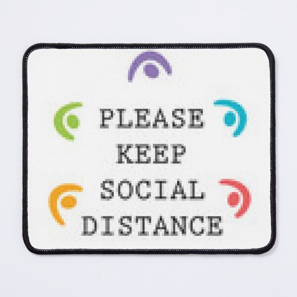 Item preview, Please Keep Social Distance - Family Apparel, Accessories, Home Decor,  Face Mask,  designed and sold by lduke47.
