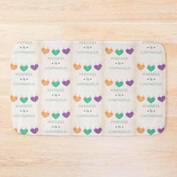 Item preview, Kindness is Contagious With Hearts -family apparel, home decor, accessories.   designed and sold by lduke47.
