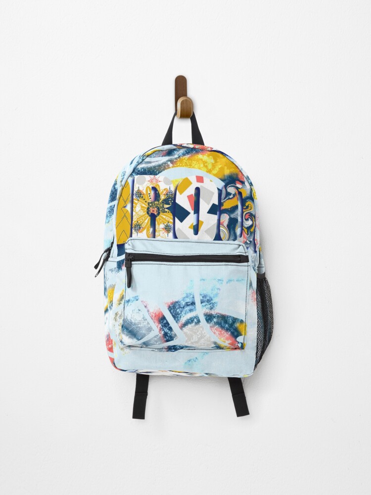 Thumbnail 1 of 3, Backpack, Patterned Brooklyn designed and sold by DesignbyKurlz.