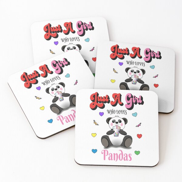 Item preview, Just A Girl who Loves Pandas Who Loves Boba Tea designed and sold by TJHstudio.