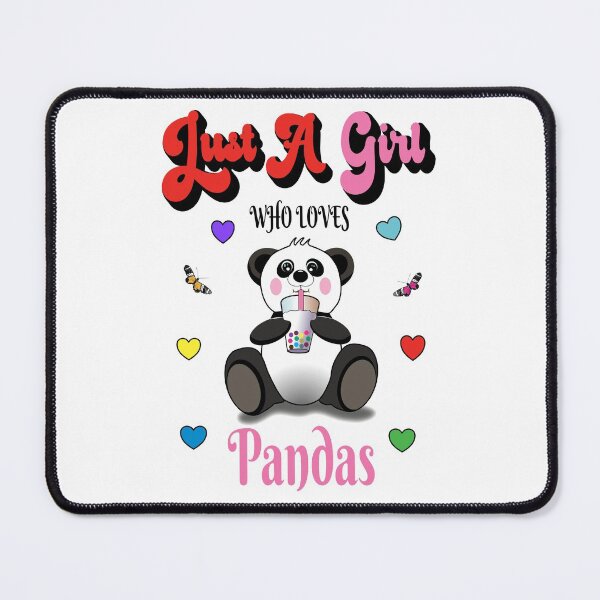 Item preview, Just A Girl who Loves Pandas Who Loves Boba Tea designed and sold by TJHstudio.