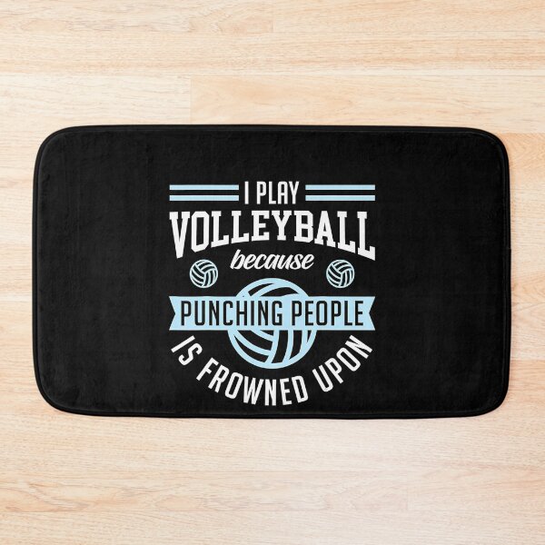 Item preview, I Play Volleyball Cuz Punching People Is Frowned Upon Funny  designed and sold by Volleyball1x3hj.