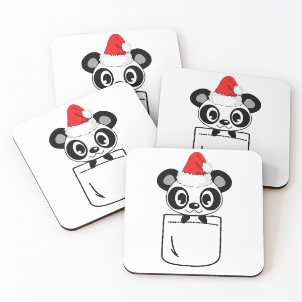 Item preview, CHRISTMAS BABY PANDA IN POCKET designed and sold by SamiJanelle.