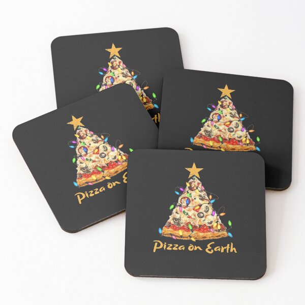Item preview, Pizza on Earth Humorous Christmas designed and sold by checkertonetees.