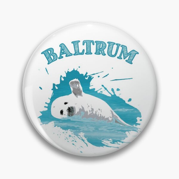 Item preview, Baltrum vacation North Sea island seal seal designed and sold by Denis Rösler.