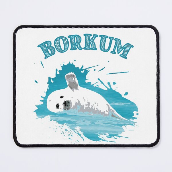 Item preview, Borkum vacation North Sea island seal seal designed and sold by Denis Rösler.