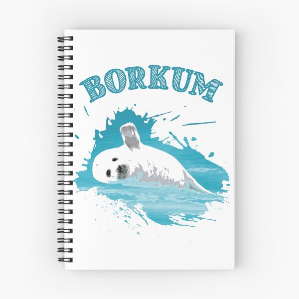 Item preview, Borkum vacation North Sea island seal seal designed and sold by Denis Rösler.